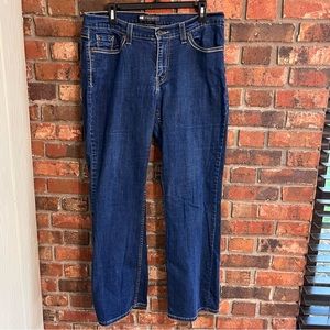 Levi’s womens curvy bootcut jeans blue 16L 33 X 34